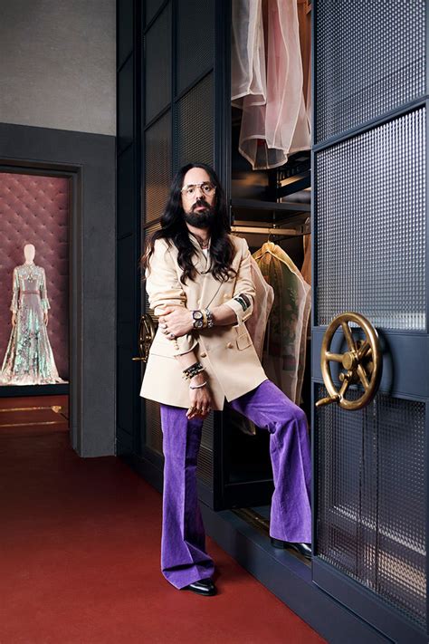 alessandro michele gucci framed pictured|alessandro michele drawing room.